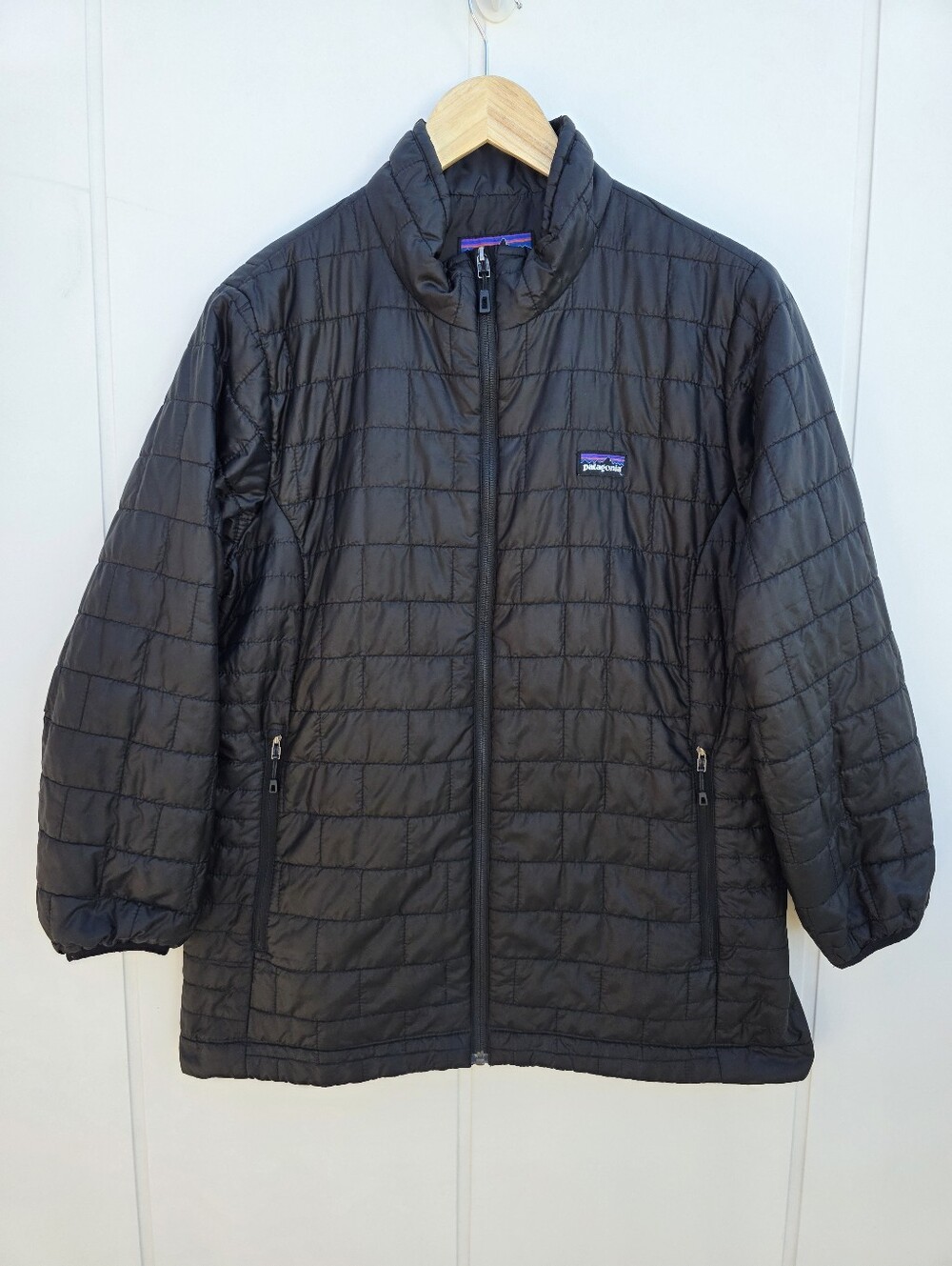 Patagonia Nano Puffer Primaloft Packable Insulated Jacket Black Womens XL